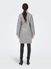 Jacqueline de Yong Dámsky kabát JDYHARMONY 15247078 Light Grey Melange (Veľkosť S)