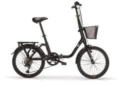 MBM Kangaroo skladací bicykel, 20", 35 cm, 6SP, čierna