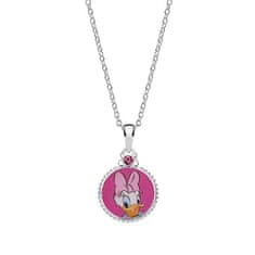 Disney Pôvabný strieborný náhrdelník Daisy Duck CS00026SRPL-P (retiazka, prívesok)