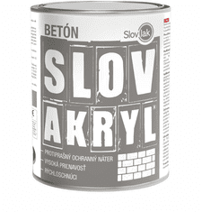 SLOVLAK SLOVAKRYL BETÓN - Vodou riedteľná farba na betón 0110 - svetlošedá 0,75 kg