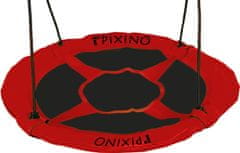 Pixino Hojdací kruh Čapí hniezdo (priemer 100cm) červený