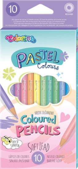 Colorino Pastelové ceruzky 10 farieb