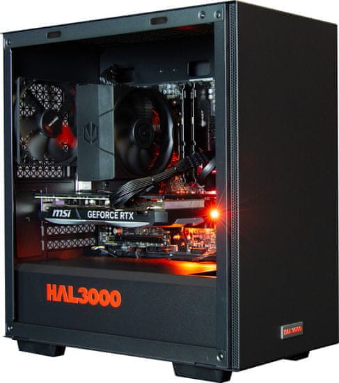 HAL3000 Online Gamer (R5 7600) (PCHS2651), čierna