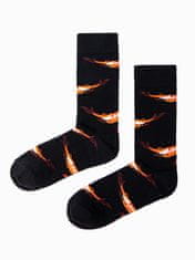 OMBRE Pánske veselé ponožky Zander čierna 39-42