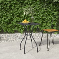 Vidaxl Záhradný stôl antracitový 50x50x72 cm oceľová sieťovina