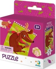 Dodo Toys Puzzle Psí darček 16 dielikov