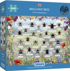 Gibsons Puzzle Brilantné včely 1000 dielikov