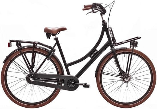Avalon Cargo ženský bicykel, 28", 50 cm, matná čierna