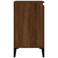 Vidaxl Umývadlová skrinka hnedý dub 58x33x60 cm kompozitné drevo