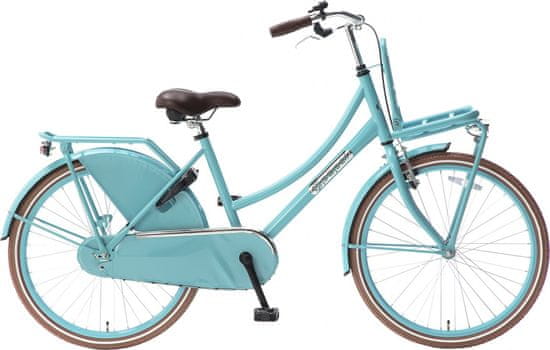 Popal Daily Dutch Basic dievčenský bicykel, 24", 42 cm, tyrkysová