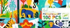 Djeco Panoramatické puzzle Džungľa 100 dielikov