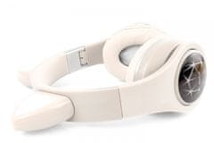  Bluetooth bezdrôtové detské slúchadlá s uškami, biele