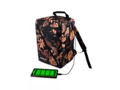 TopKing Cestovný batoh WIZZAIR s USB 40 x 30 x 20 cm, čierna/zlatá