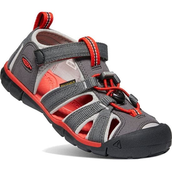 KEEN Detské sandále SEACAMP 1022985 magnet/drizzle