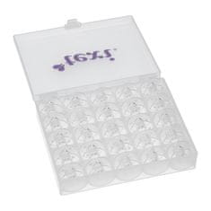 Texi Sada 25 plastových cievok v krabičke pre Pfaff Smarter, Hobby