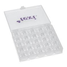 Texi Sada 25 plastových cievok v krabičke pre Pfaff Creative, Expression