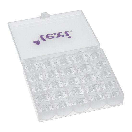 Texi Sada 25 plastových cievok v krabičke pre Pfaff Creative, Expression