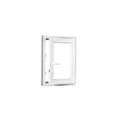 TROCAL Plastové okno | 100 x 150 cm (1000 x 1500 mm) | biele | otváravé aj sklopné | pravé