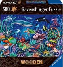 Ravensburger Drevené puzzle V mori 500 dielikov