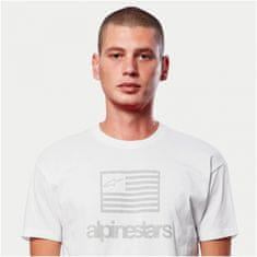 Alpinestars tričko FLAG bielo-šedé M