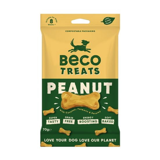 Beco Treats Odmena pre psov Peanut 70g