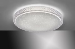 PAUL NEUHAUS Leuchten DIRECT LED stropné svietidlo, Smart Home, RGB plus W, biele MEDION RGB plus 3000-5000K LD 14745-00