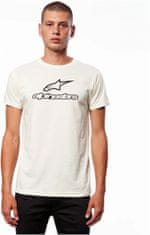 Alpinestars tričko WORDMARK COMBO černo-biele 2XL