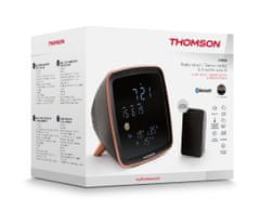 Thomson CT500BT Rádiobudík s meteostanicou s bezdrátovým vonkajším čidlom a Bluetooth reproduktor v jednom.