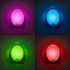PHENOM LED nočné svetlo meniace farby Premium "Smooth"