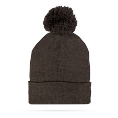 GLOBIZ Zimná pletená čiapka - čierna s brmbolcom