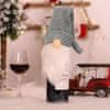 Vianočná dekorácia na fľašu - 3D trpaslík