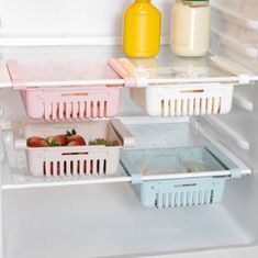 TMN Výsuvný úložný box pre chladničky (4 ks) FRIGIBOX
