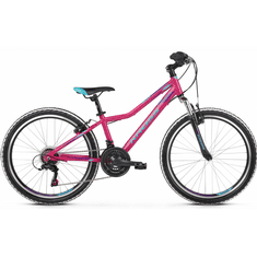 KROSS Detské bicykle/9 - 12 rokov Lea JR 1.0 2022 pink / blue - 12"
