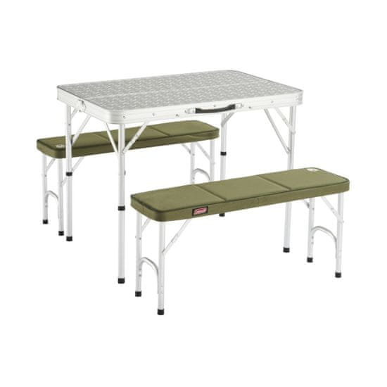 Coleman 205584 Pack-Away Table For 4 kempingový set stolíka a lavíc