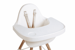 Childhome Pult k stoličke Evolu ABS White + silikónové prestieranie