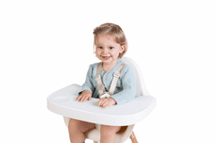 Childhome Pult k stoličke Evolu ABS White + silikónové prestieranie