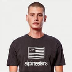 Alpinestars tričko FLAG černo-biele S