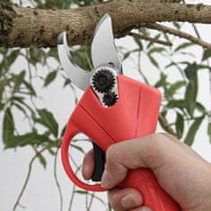 Vixson Sada do záhrady na bezpečné strihanie stromov – aku nožnice s batériou 1500 mAh a príslušenstvo (1 ks rukavice, 1 ks okuliare) | WHIZZPRUNERPACK