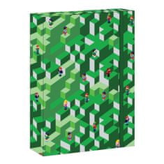 Reybag Školský box A4 Green Pixel REYBAG