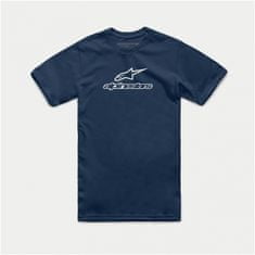 Alpinestars tričko WORDMARK COMBO modro-biele L
