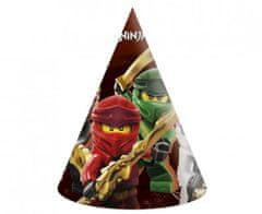 Procos Papierové klobúčiky Lego Ninjago - 6 ks