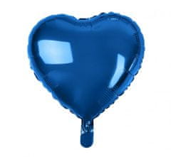 GoDan Fóliový balón 18" - Modré srdce