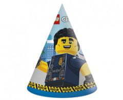 Procos Papierové klobúčiky Lego City - 6 ks