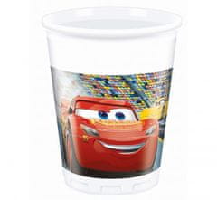 Procos Plastové poháre McQueen - 8 ks / 200 ml