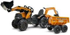 Falk Šliapací traktor 997W Case CE 580 Super N oranžový