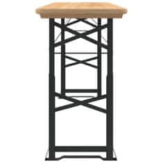 Petromila vidaXL Skladací pivný stôl 170x50x75/105 cm jedľové drevo