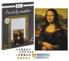 RMS Malování podle čísel na plátno Mona Lisa 40x50 cm