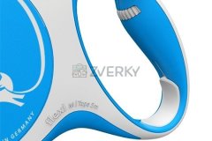 Flexi Dog Samonavíjacie vodítko Comfort XS páska (3m/12kg) Modré