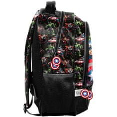 Paso Školský batoh Avengers Fight ergonomický 41cm černý
