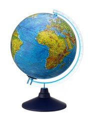 Alaysky's 32 cm RELIEF Cable - Free Globe Physical / Political with Led SK
